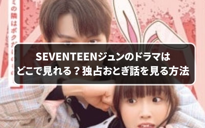 SEVENTEENジュンのドラマはどこで見れる？独占おとぎ話を見る方法-